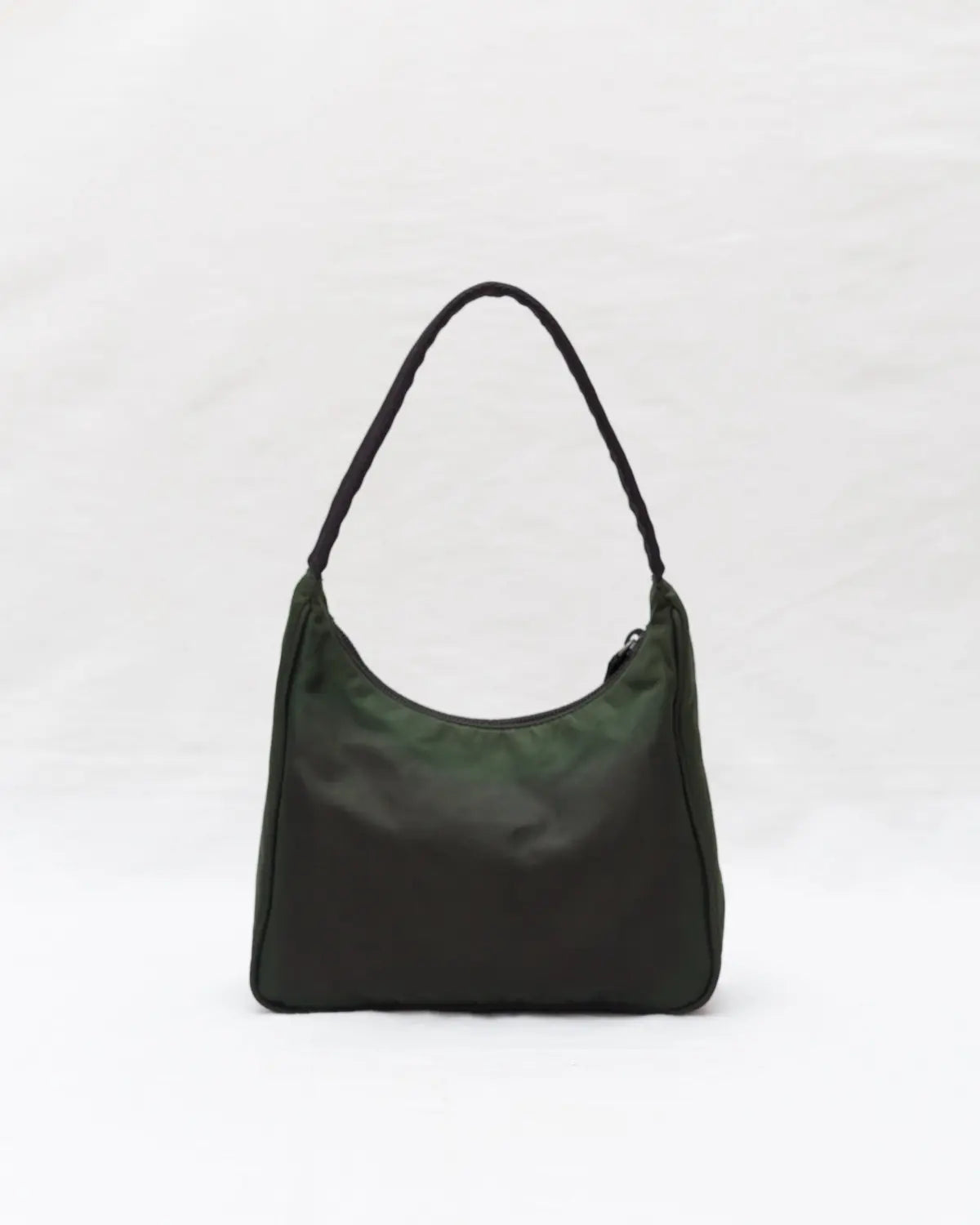 Prada mini tessuto sport in deep moss green