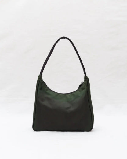 Prada mini tessuto sport in deep moss green