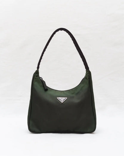 Prada mini tessuto sport in deep moss green