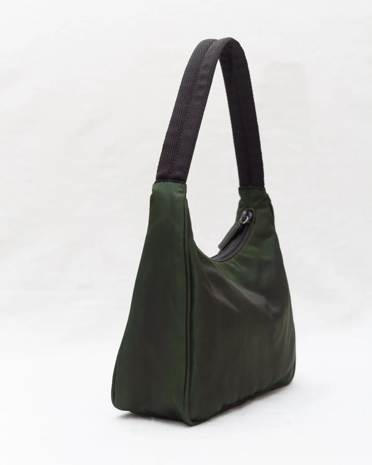 Prada mini tessuto sport in deep moss green