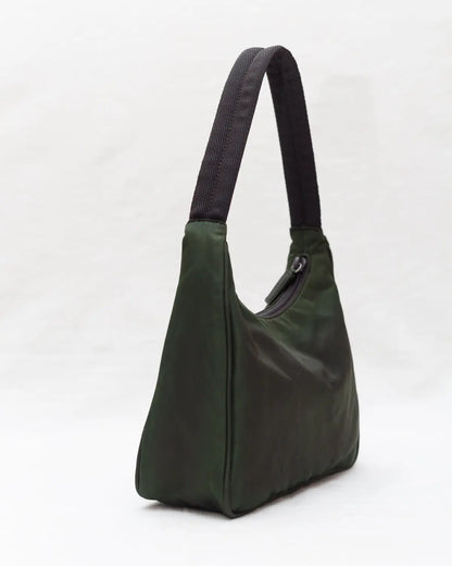 Prada mini tessuto sport in deep moss green