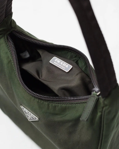 Prada mini tessuto sport in deep moss green