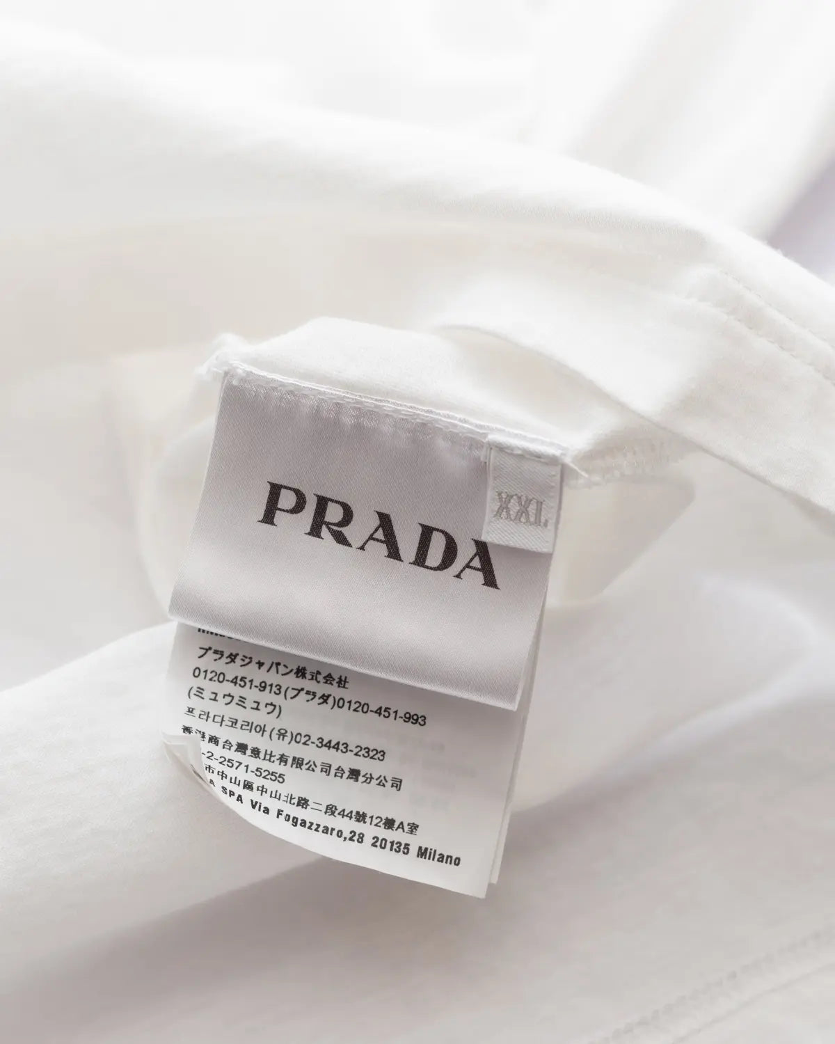Prada minimalist logo tee