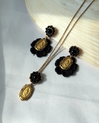 Vintage Dolce & Gabbana Earring/Necklace Set