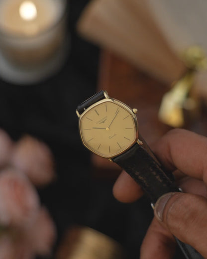 1980s Vintage Longines Octagonal