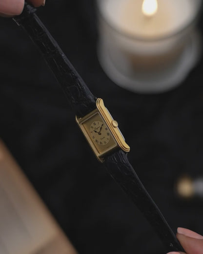 1980s Vintage Longines Tank 150th Anniversary