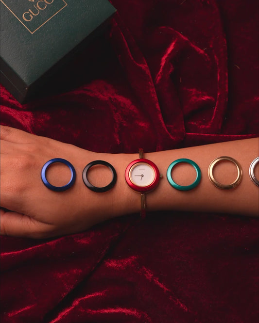 1990s Vintage Gucci Bezel Change