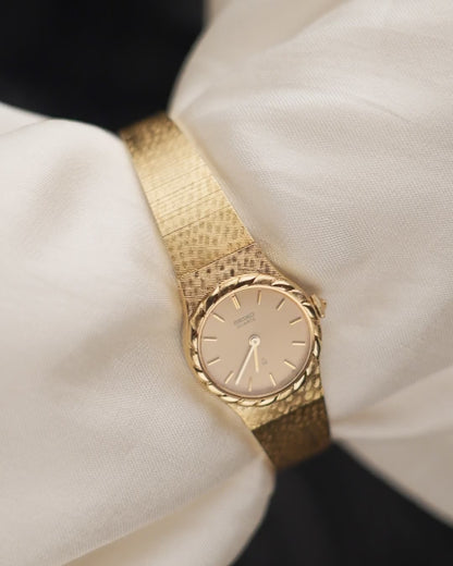 1980s Vintage Seiko Braided Bezel