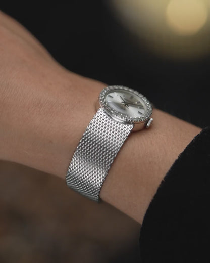 1970s Rado Jade Diamond Bezel