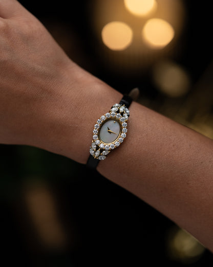 1988 Vintage Franklin Mint Sterling Silver Diamanté Cluster