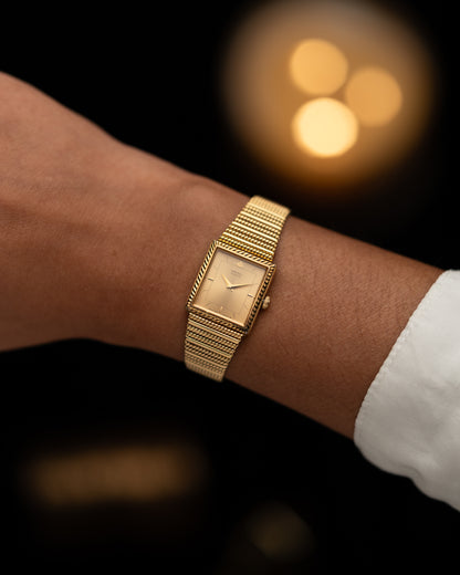 1980s Seiko Fluted Tank Bracelet