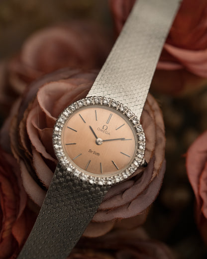 Vintage 1970s Omega de Ville Diamond Bezel