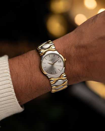 1990s Vintage Longines Wave Bracelet