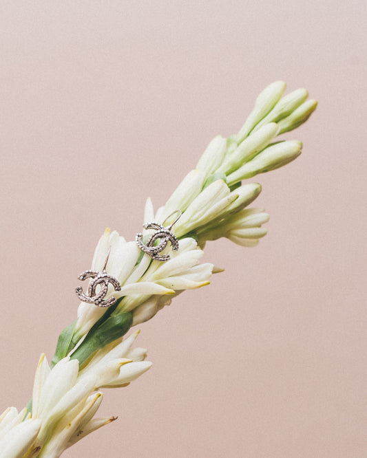 Vintage CC Logo Earrings