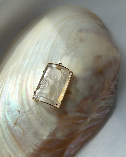 Vintage Lalique Crystal Pendant