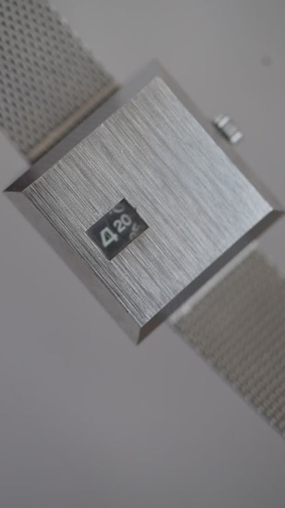 Hand Wound Jump Hour Watch