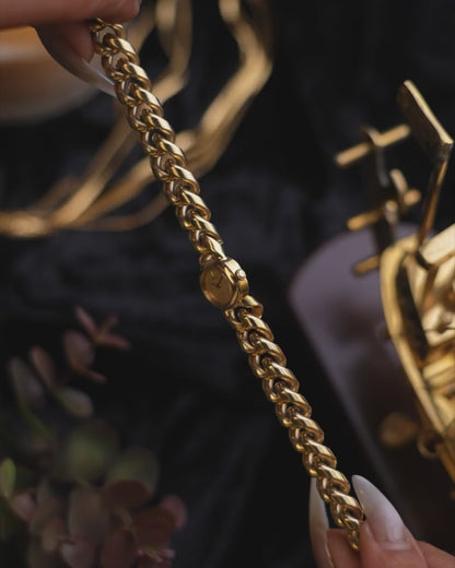 Vintage 1990s Seiko Chain Bracelet Watch