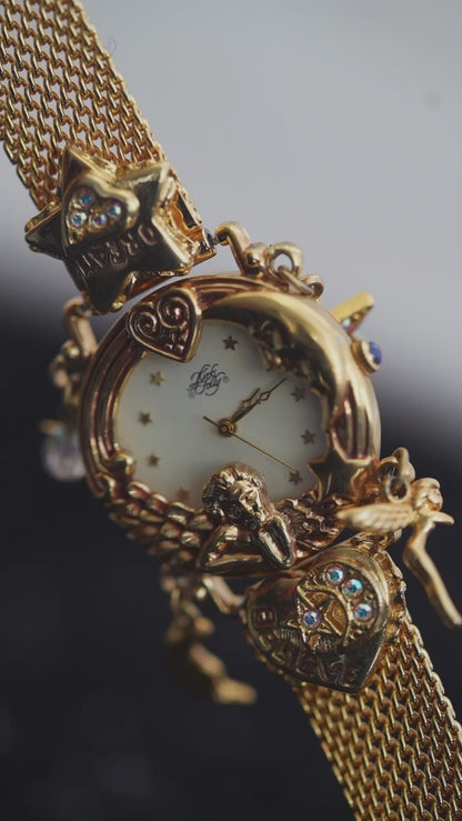 1994 Vintage Limited Edition Kirk's Folly Angel Time Charms Watch