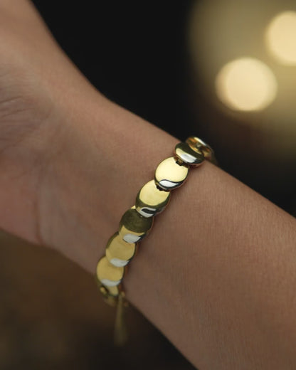 1980s Vintage Seiko Two-Tone Shell Bracelet