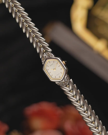 1990s Vintage Rado Leaf Link