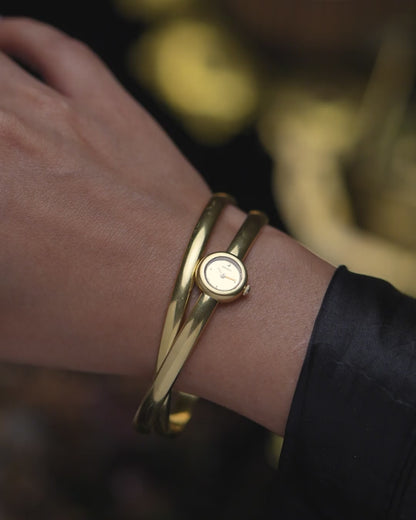 1980s Vintage Seiko Dual Bangle
