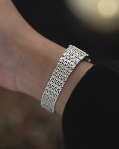 1990s Rado Textured Dual Tone