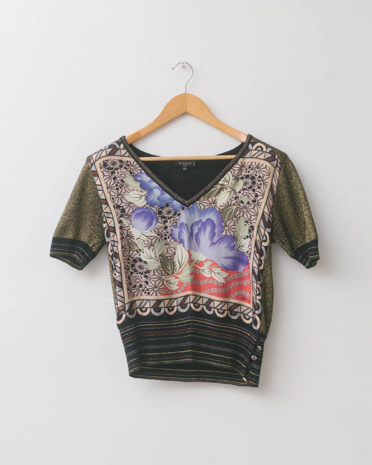 Etro printed knit top