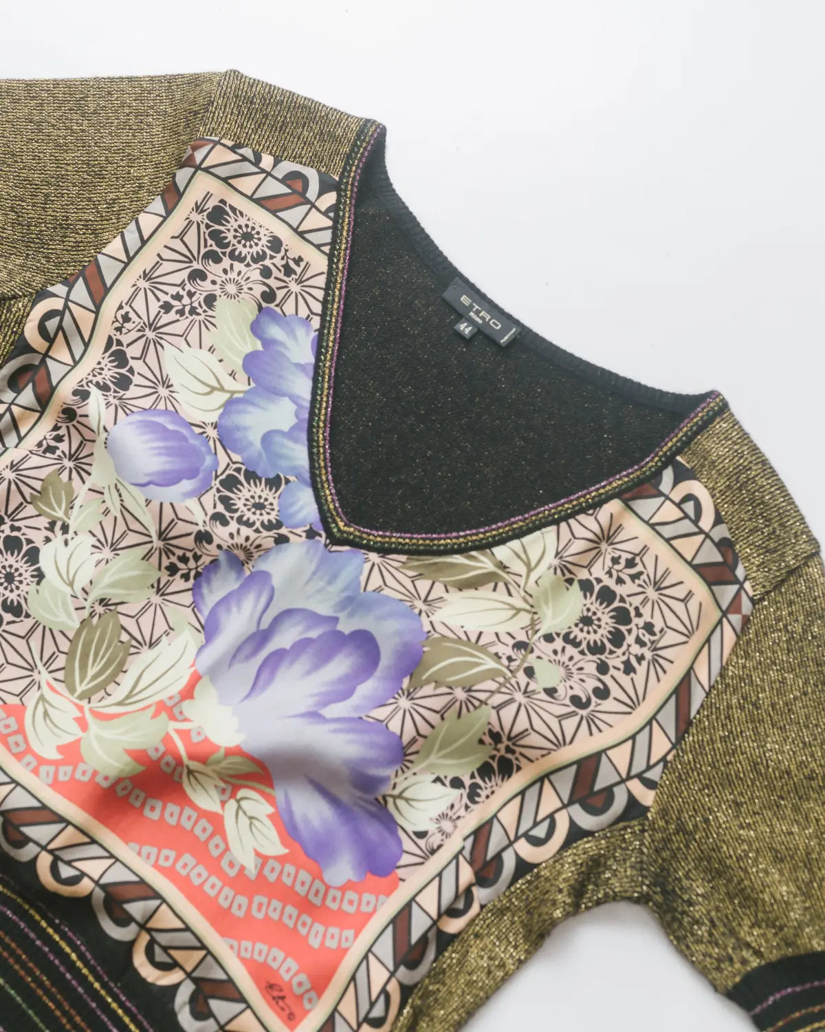 Etro printed knit top