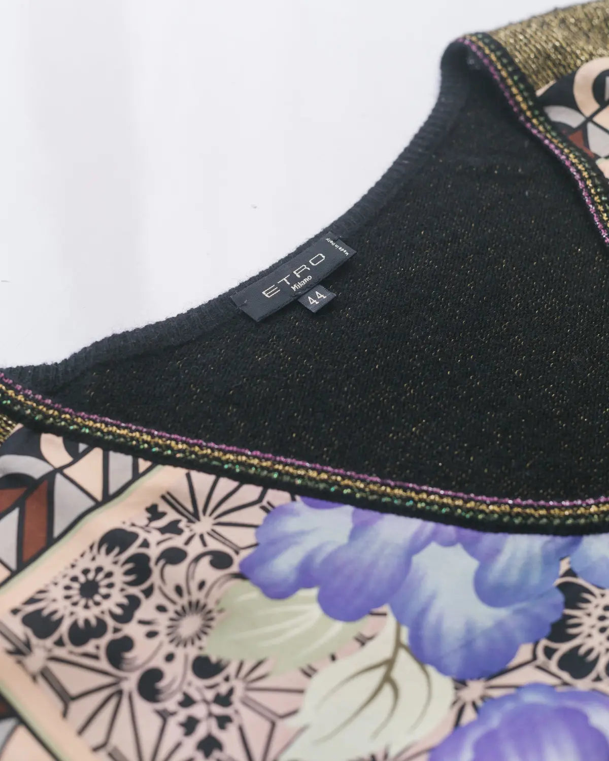 Etro printed knit top