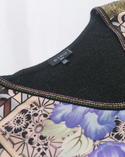 Etro printed knit top