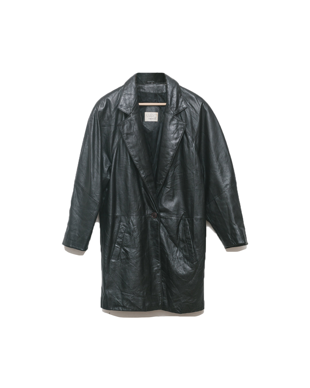 Pure Leather Long Line Jacket