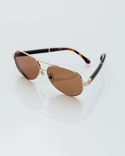 Quilted effect sunglasses