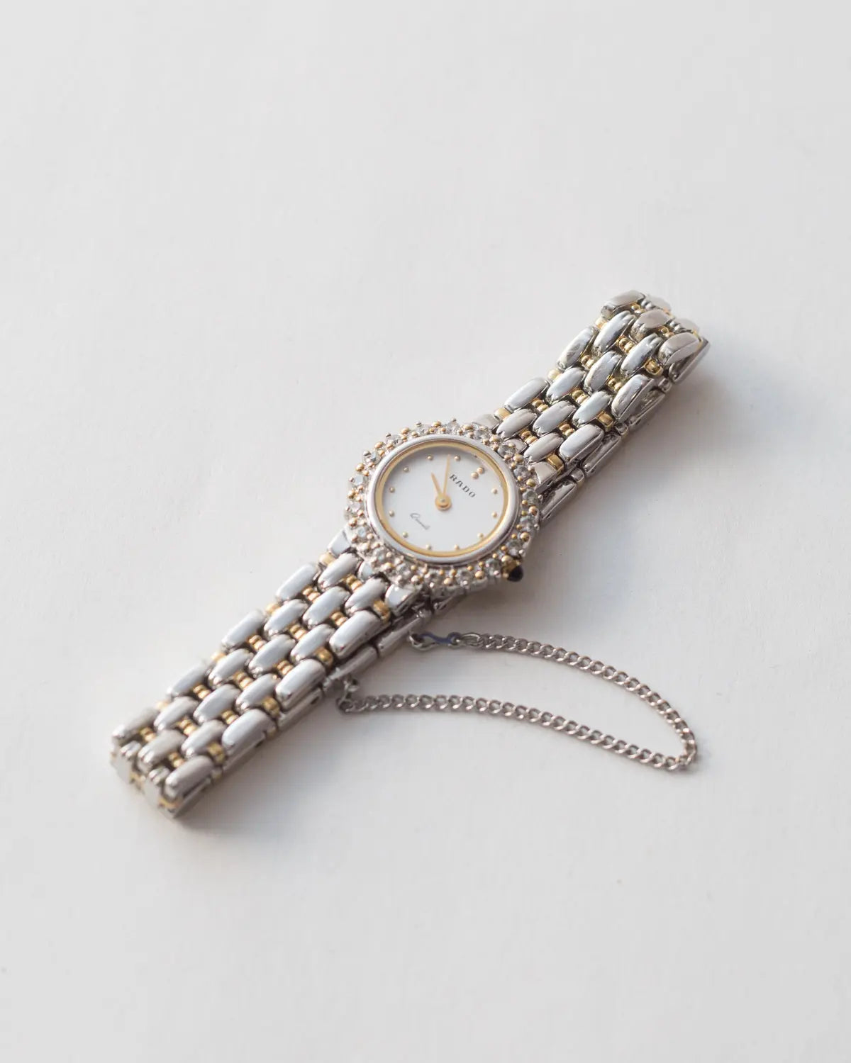 Rado art deco quartz watch with mop dial
