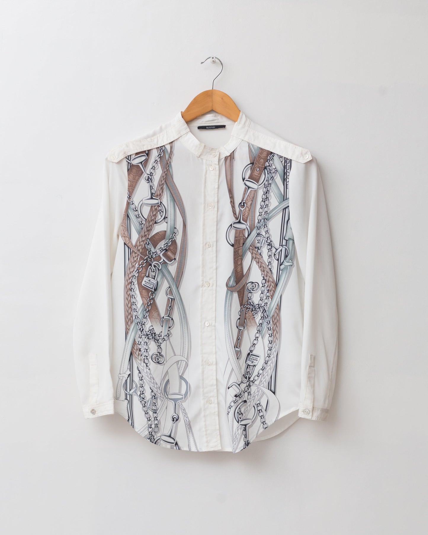 Resort 2011 horsebit print shirt