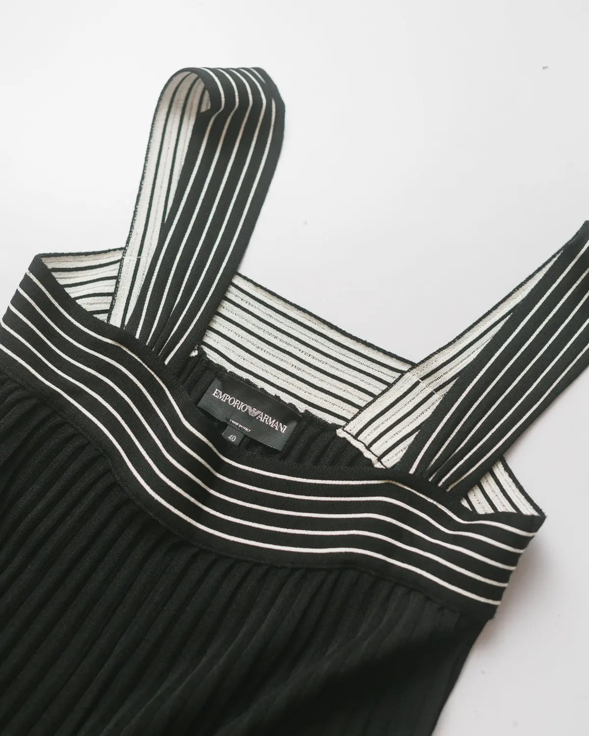 Emporio armani ribbed knit top