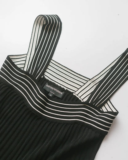 Emporio armani ribbed knit top