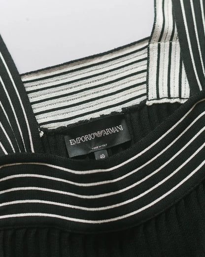 Emporio armani ribbed knit top