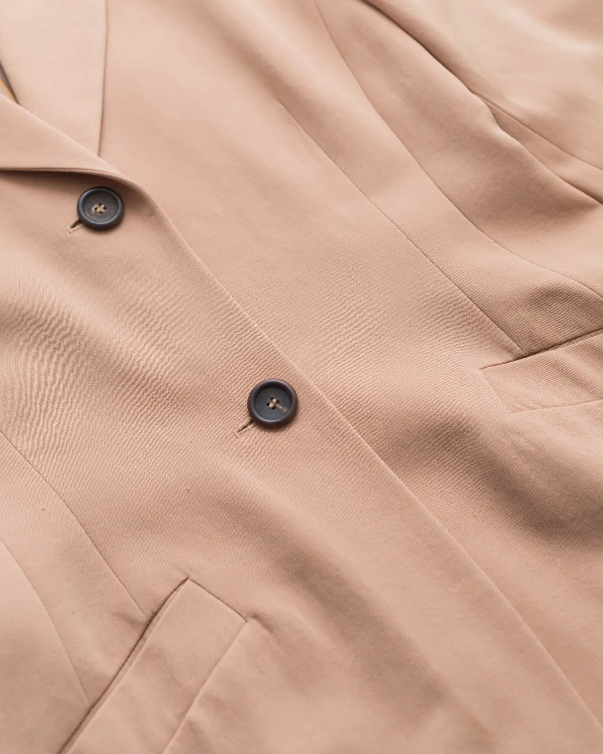 Salmon brushed wool blazer