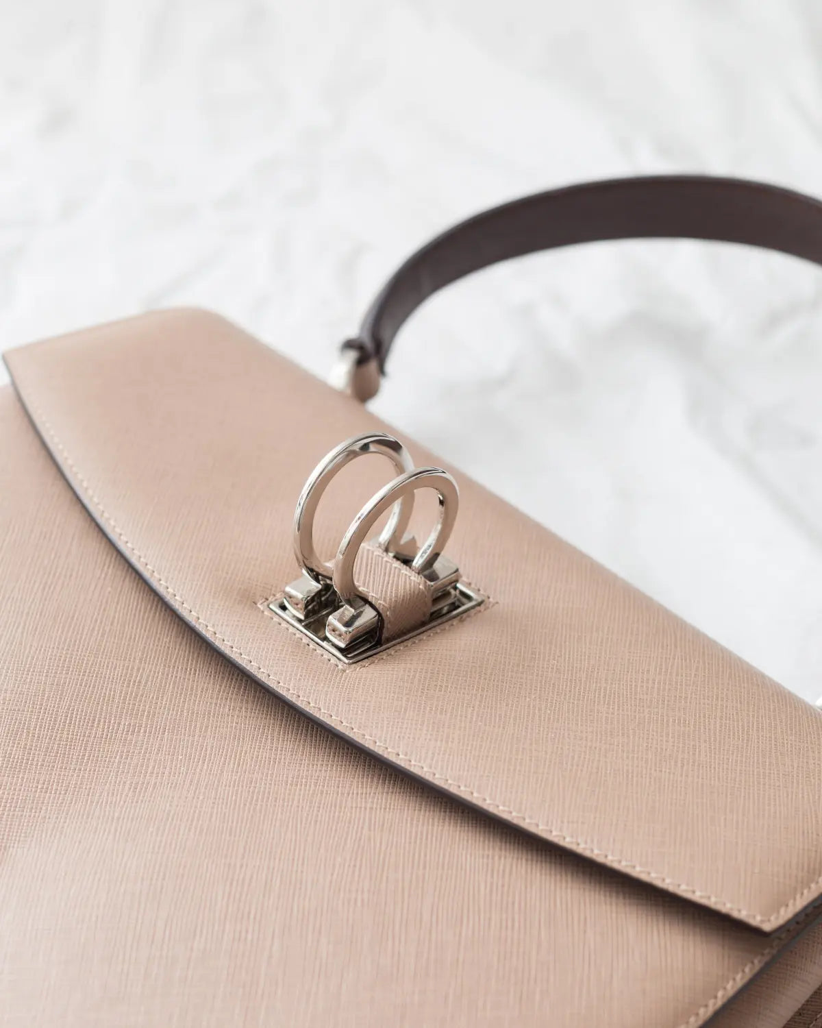 Salvatore ferragamo gancini top handle bag