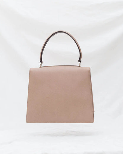 Salvatore ferragamo gancini top handle bag