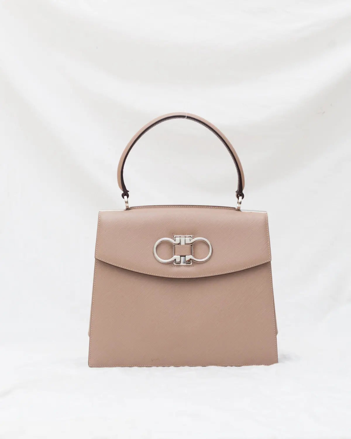 Salvatore ferragamo gancini top handle bag