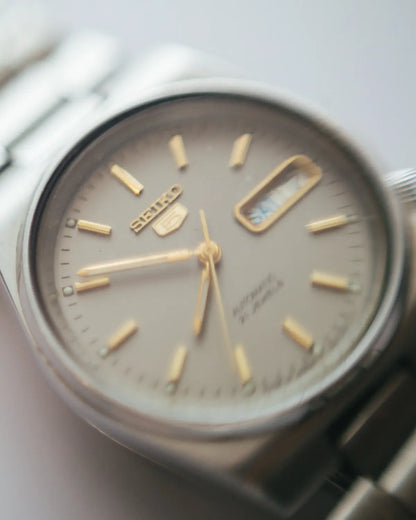 Seiko 5 grey dial