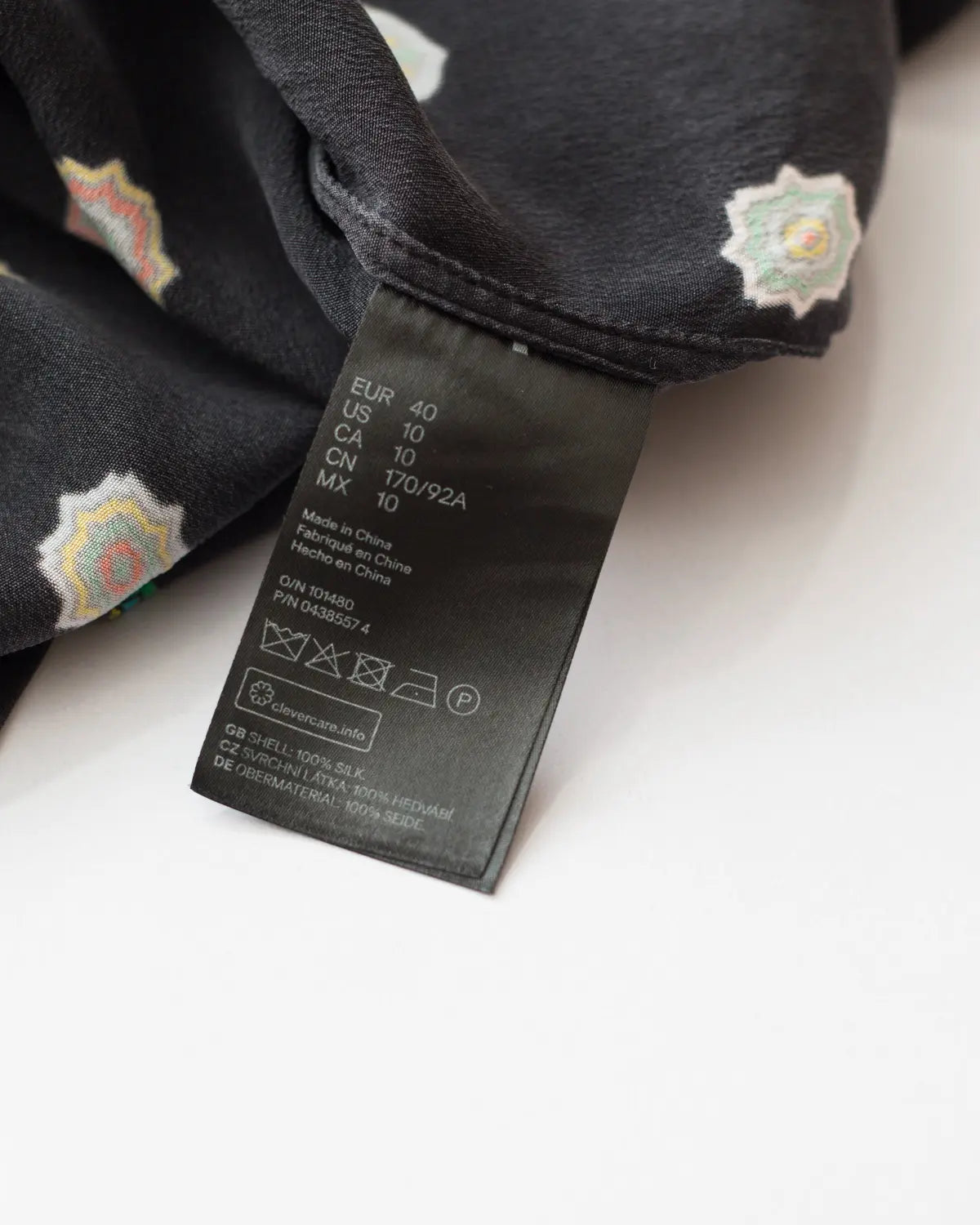 Kenzo x h&m silk shirt