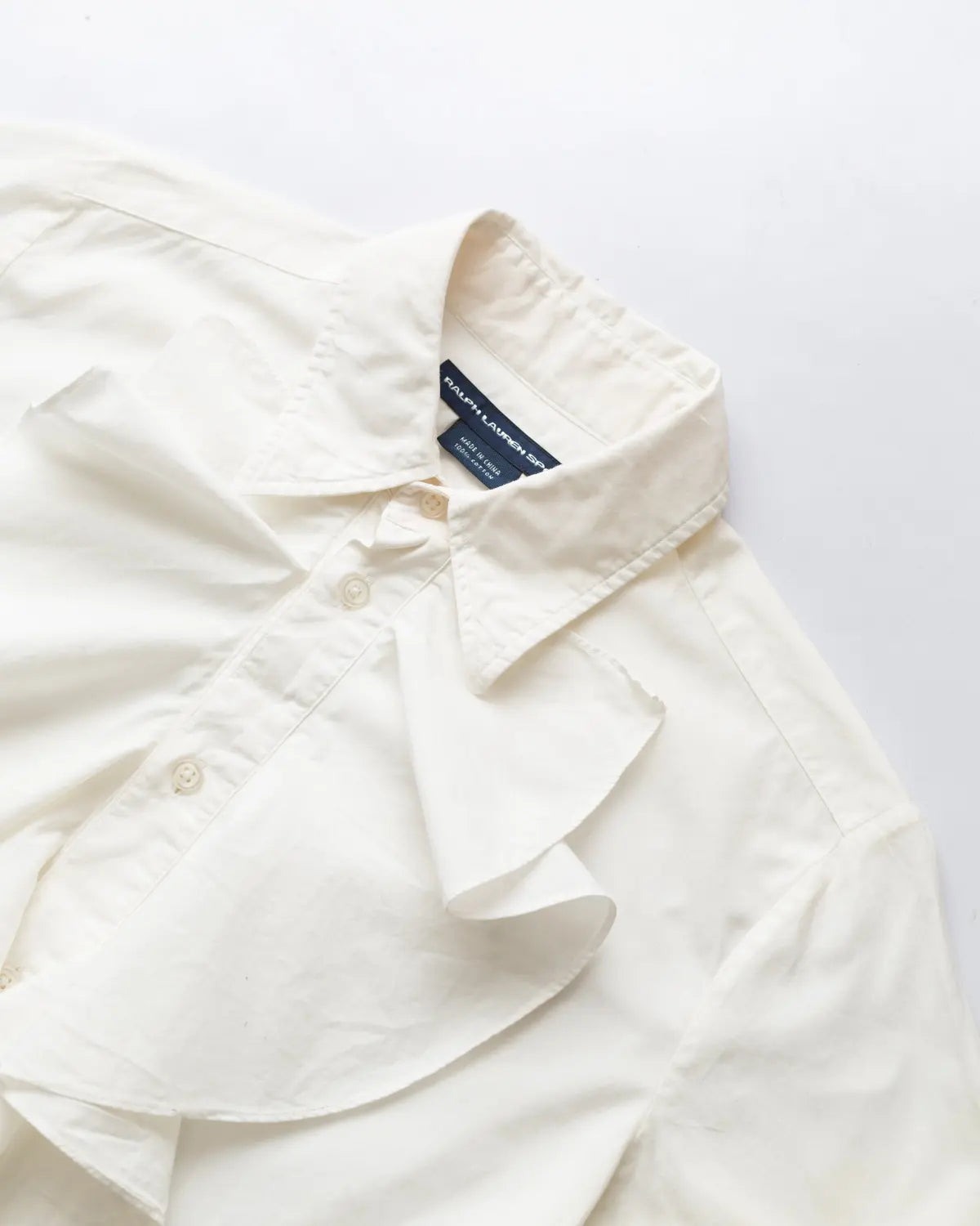 Ralph lauren sport ruffle shirt