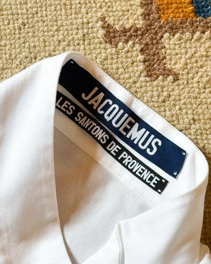 Jacquemus ss17 les santons de provence white cotton top