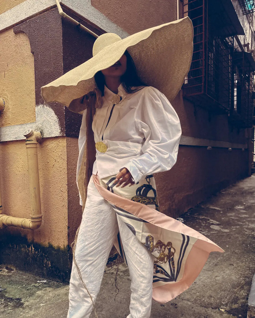 Jacquemus ss17 les santons de provence white cotton top