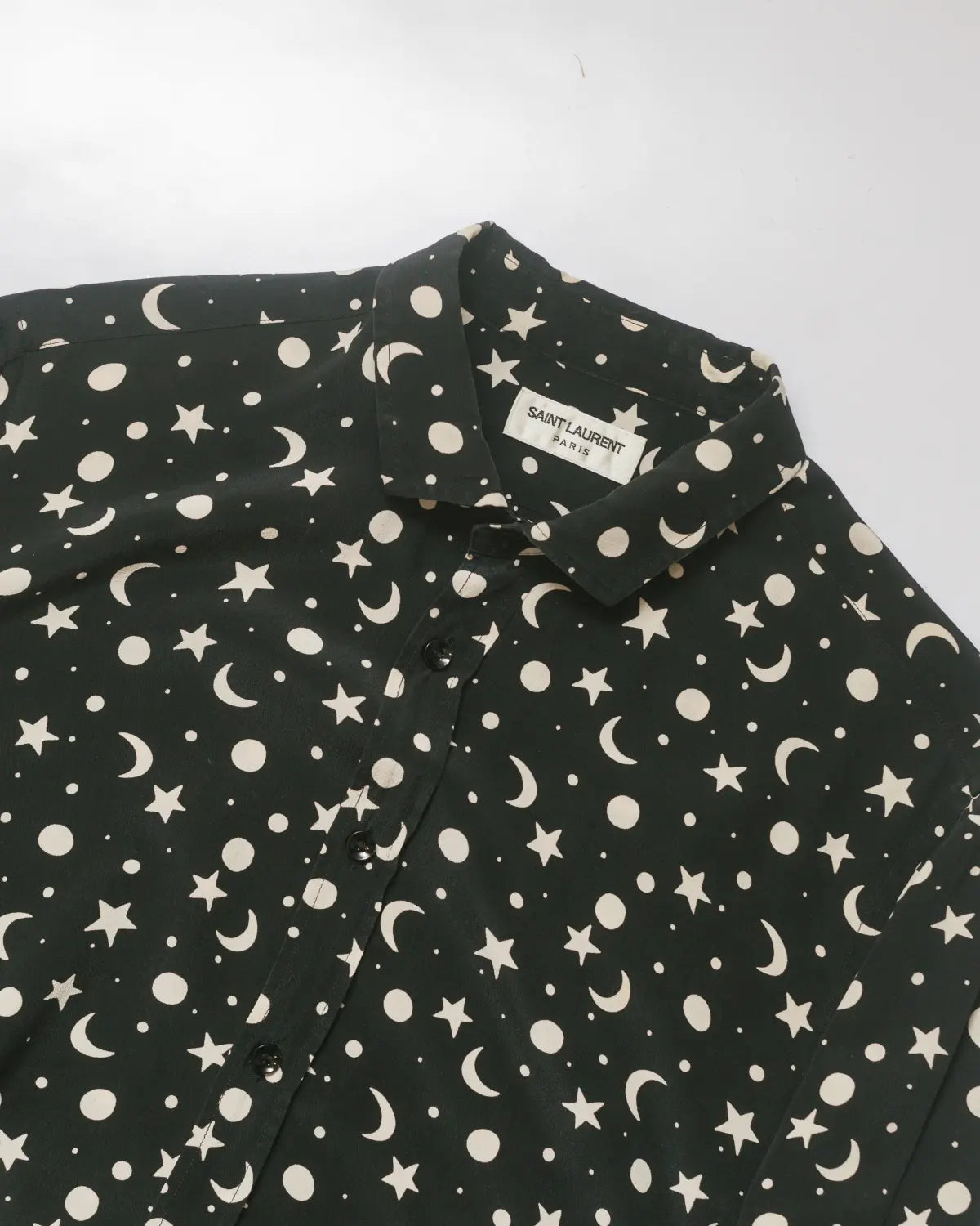 Saint laurent stars & moon silk shirt