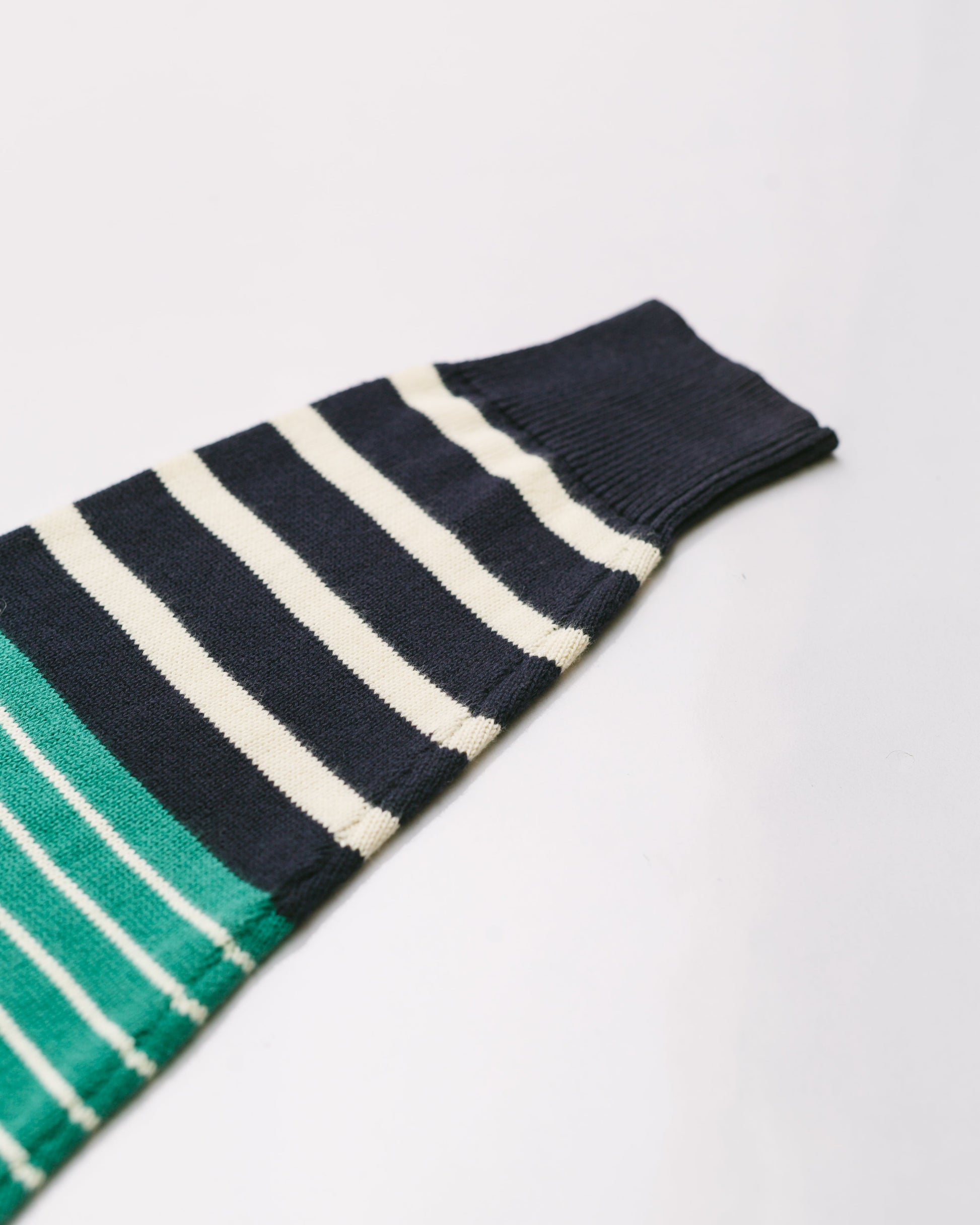 Striped knit pullover