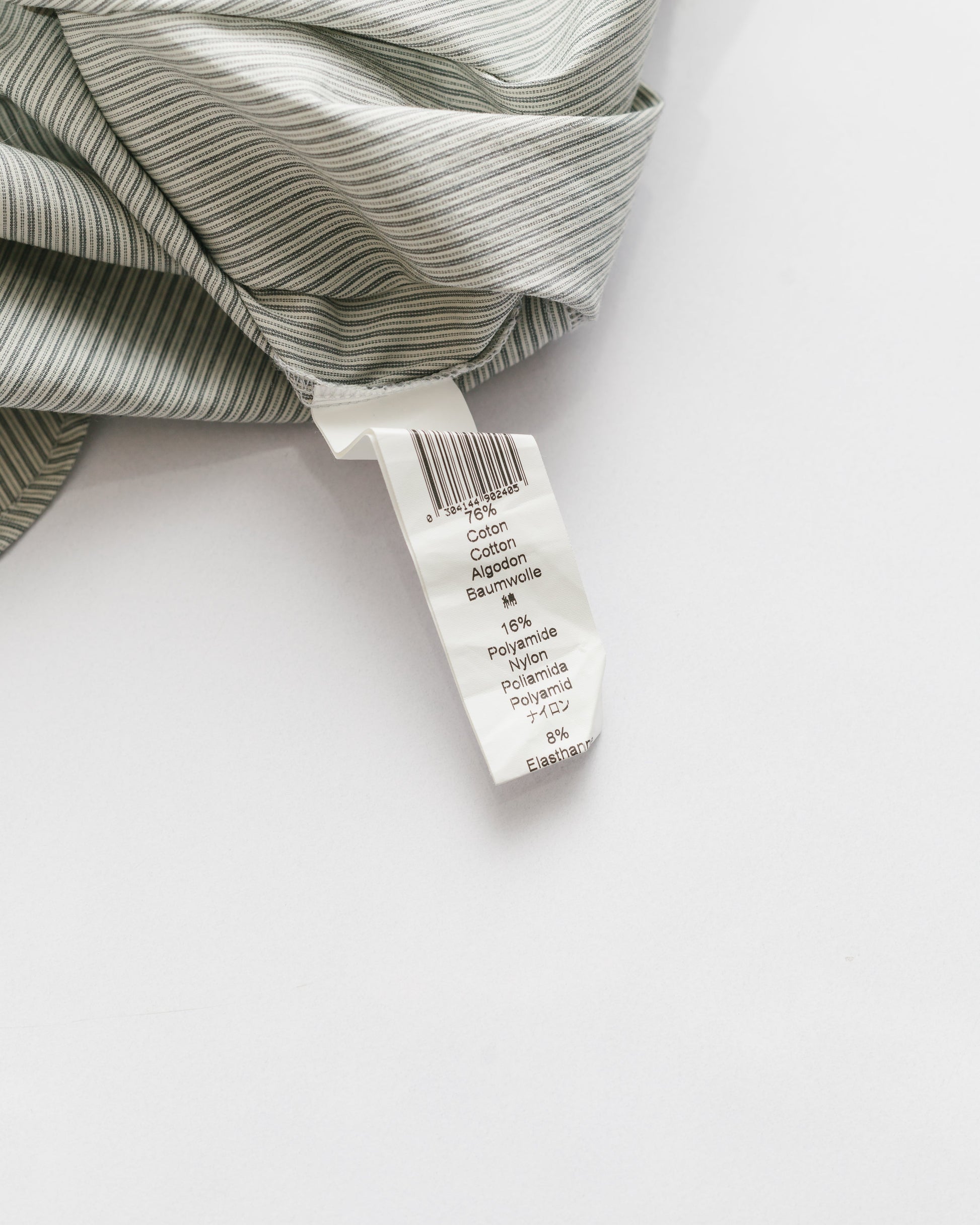 Striped pin - tucked shirt