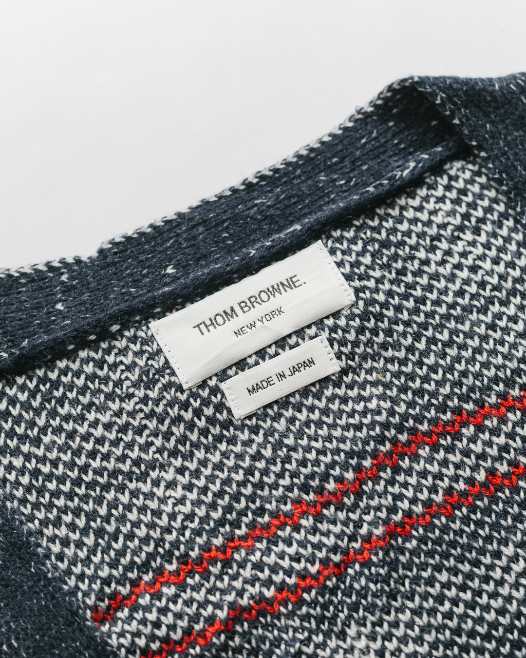 Thom Browne Patterned Knit Cardigan